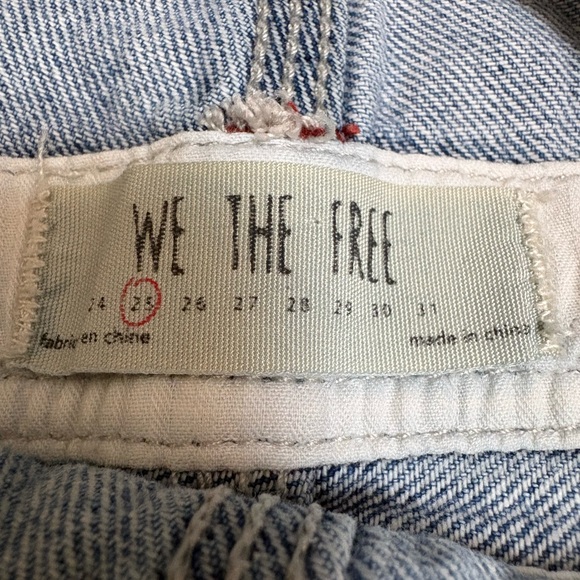 We the Free Ziggy Denim Overalls Size 25 - Picture 9 of 9